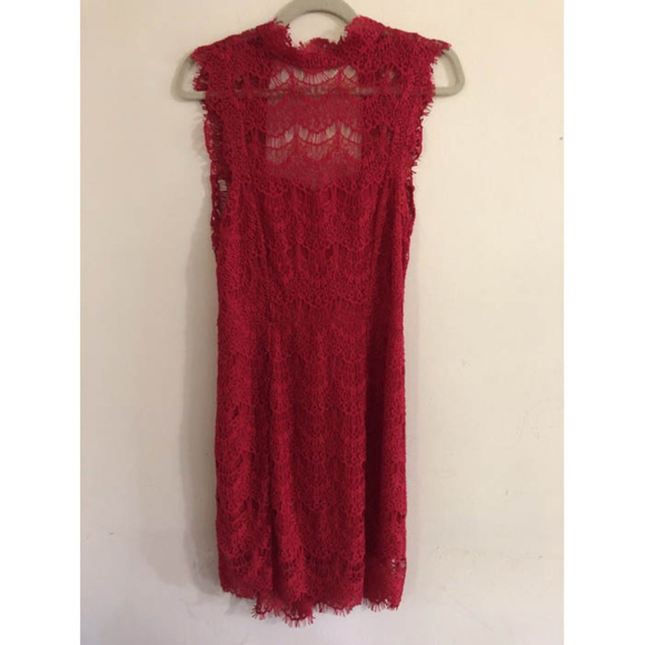 ⭐NWT⭐ Free People Red Lace mini *MSRP $98* size M - Picture 4 of 6